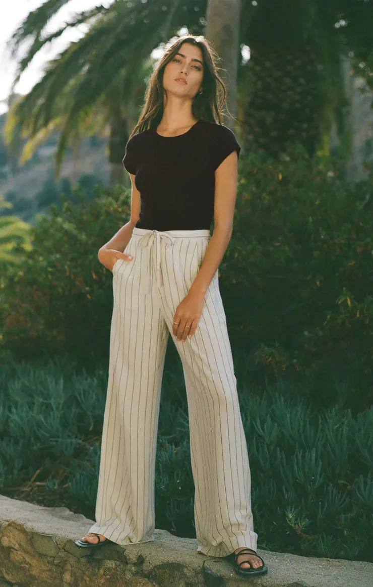 ZSU Cortez Pinstripe Wide Leg Pant