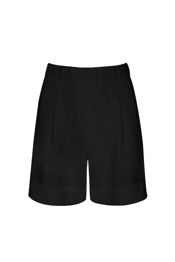 Zurich Short Black Organic Linen